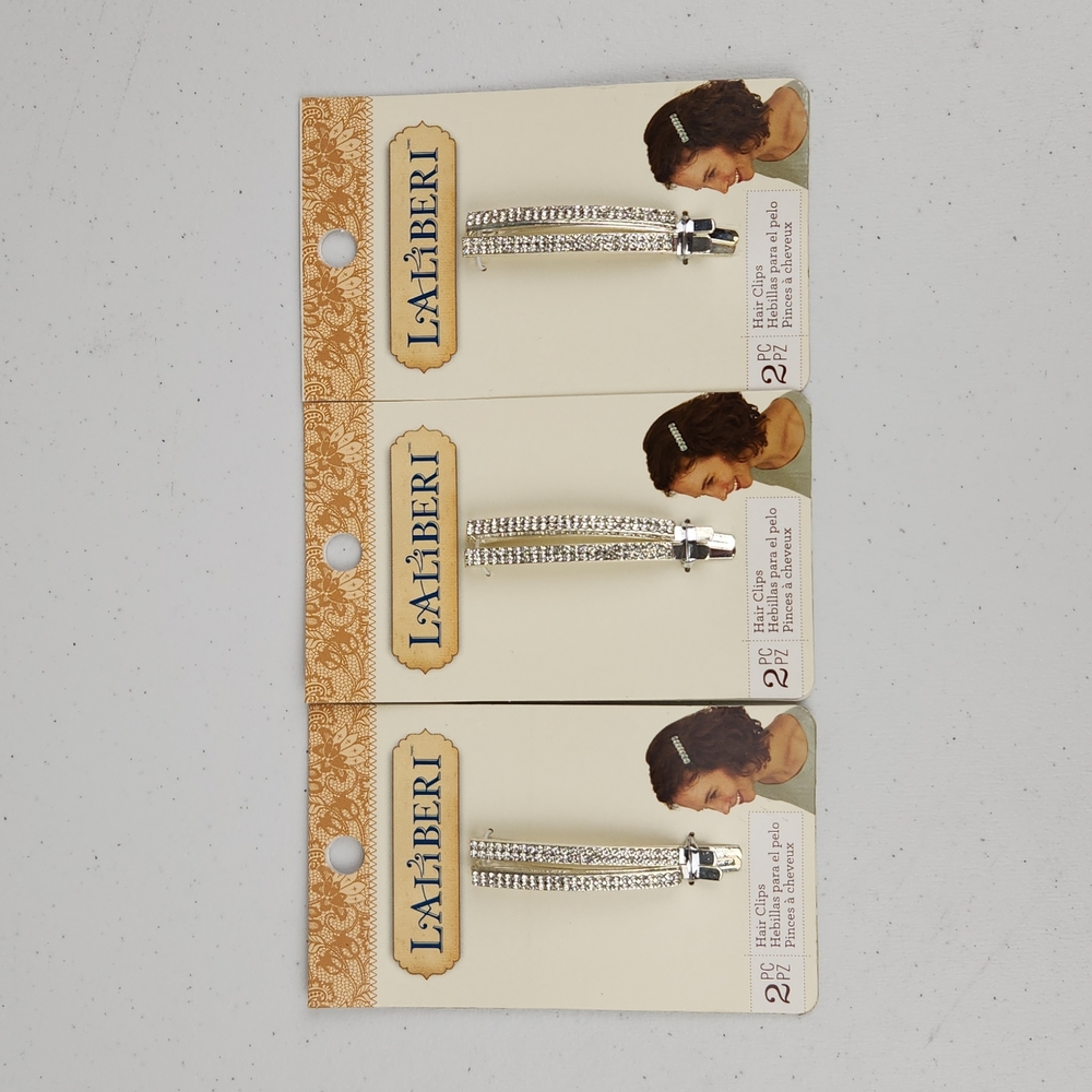 Laliberi Hair Clips 3 Packs of 2 Piece
